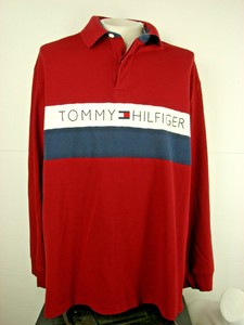 tommy hilfiger flag rugby shirt