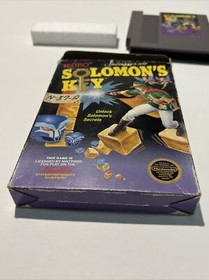 Solomons Key Game NES Nintendo Entertainment System Tecmo Original Boxed