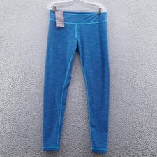 Zella Womens Live In Slim Fit Leggings Large Blue Full Length Athletic NEW
