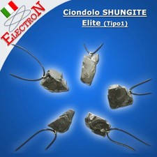 CIONDOLO SHUNGITE ELITE Tipo1 originale dalla Carelia (protezione WI-FI / 5G) 