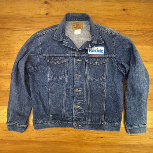 Wrangler Denim Jean Trucker Jacket Blue 