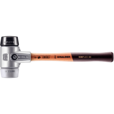 HALDER SIMPLEX-Schonhämmer 3123.060 Hammer Gummihammer Softhammer geräuscharm