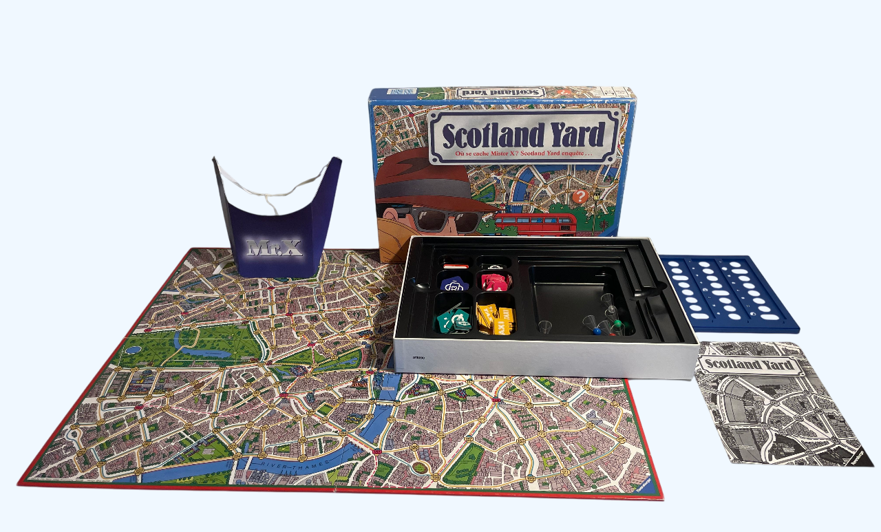 SCOTLAND YARD RAVENSBURGER MASQUE MISTER X - COMPLET