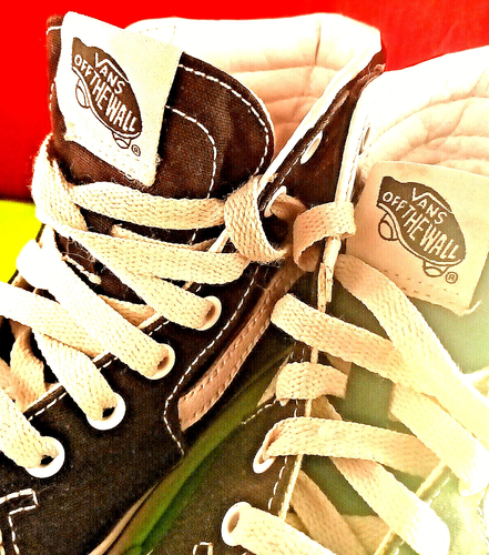 Vans Off the Wall Hi-Top Skateschuhe - Jugend Größe 3