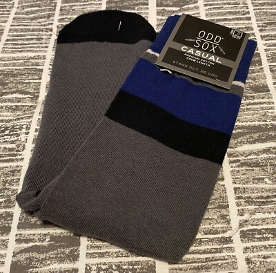 Odd Sox Socks Casual Crew Length Size 6-12 Men s NWT