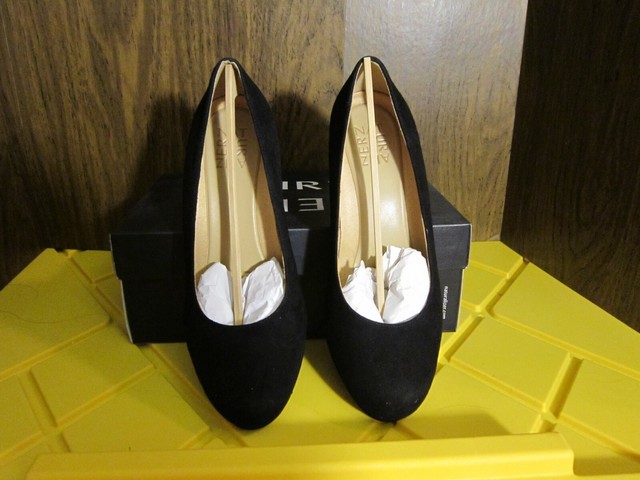 naturalizer michelle pumps black suede