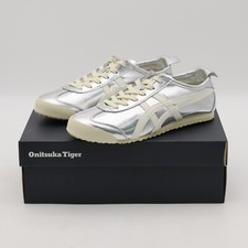 1183B566-021 Onitsuka Tiger Mexico 66 Silver Off White Men's 