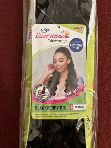 Janet Collection Noir Everytime Drawstring- BLACKBERRY D/S - Picture 2 of 4