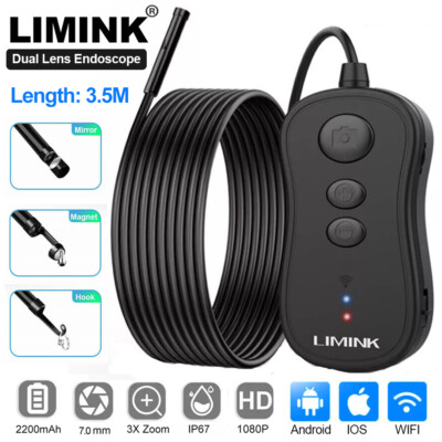 Semi-Rigid USB Wifi Endoskop Inspektion Kamera 3.5M Endoscope für iPhone Android