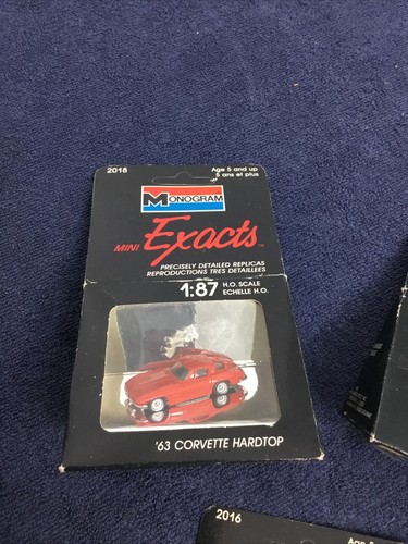 Monogram Mini Exacts 1:87 63 vette, Lambo, 62 Ferrari - Picture 3 of 5