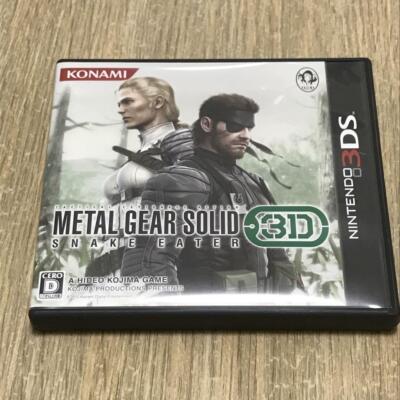 Metal Gear Solid Snake Eater Nintendo 3DS With Case Japanese | eBay