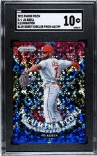 2021 Panini Prizm Jo Adell Illumination BLUE DONUT CIRCLES PRIZM /199 SGC 10 RC