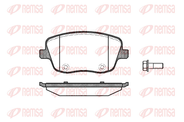 Remsa BremsbeläGe Bremsbelegsatz Vorne FüR Skoda Fabia II Seat Ibiza IV-image