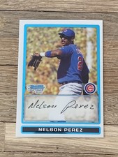 2009 Bowman Chrome Prospects Baseball Nelson Perez Card #BCP55