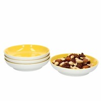 4Er Set Doppio Schalen Flach Ø 13 Cm Gelb Snack-SchüSsel Dessert-Bowl Ritzenhoff