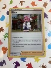 Pokemon Card Klara Chilling Reign Cosmo Holo Rare 145/198 Near Mint 
