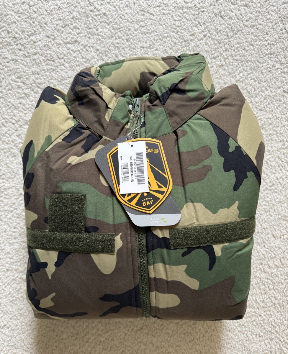 US Army Cold Weather Parka Primaloft Jacket ECWCS Woodland US Army Cold Weather Parka Primaloft Jacket ECWCS Woodland