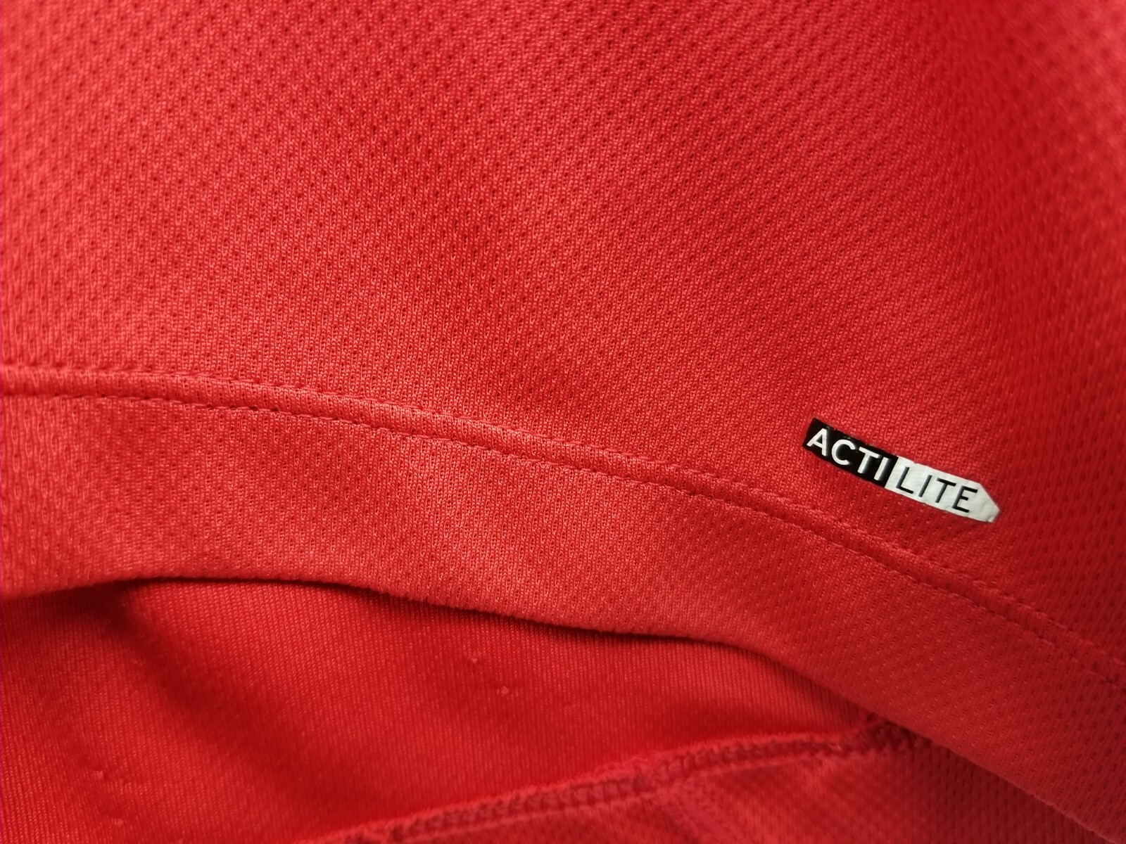 Maglia Salomon Uomo Rosso Arancione Atletica Manica Lunga Allenamento TAGLIA XL