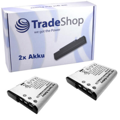 2x Akku 1100mAh für Sony Cybershot DSC-H50B DSC-H50S DSC-H70B DSC-H70L