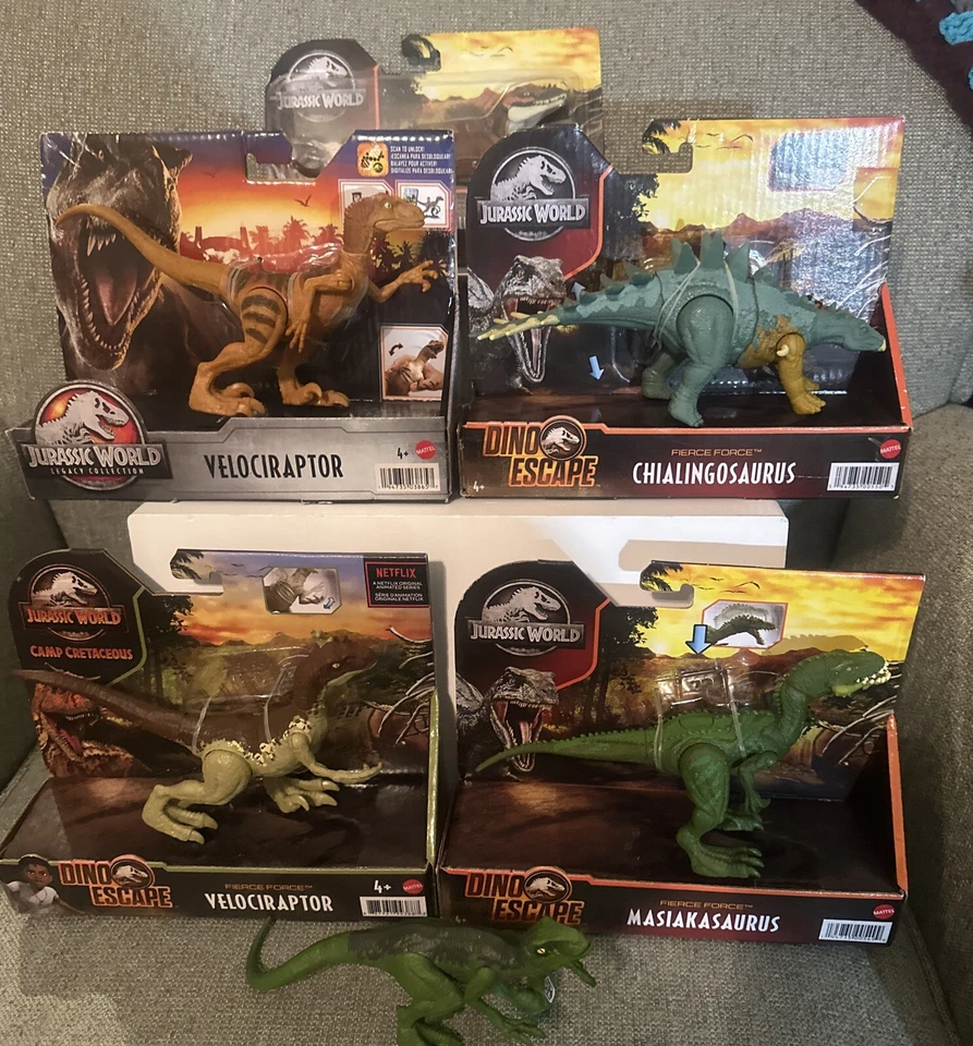 Jurassic World Dino Pack Toys Mattel (6 Pack) Rare New - Image 2 of 3