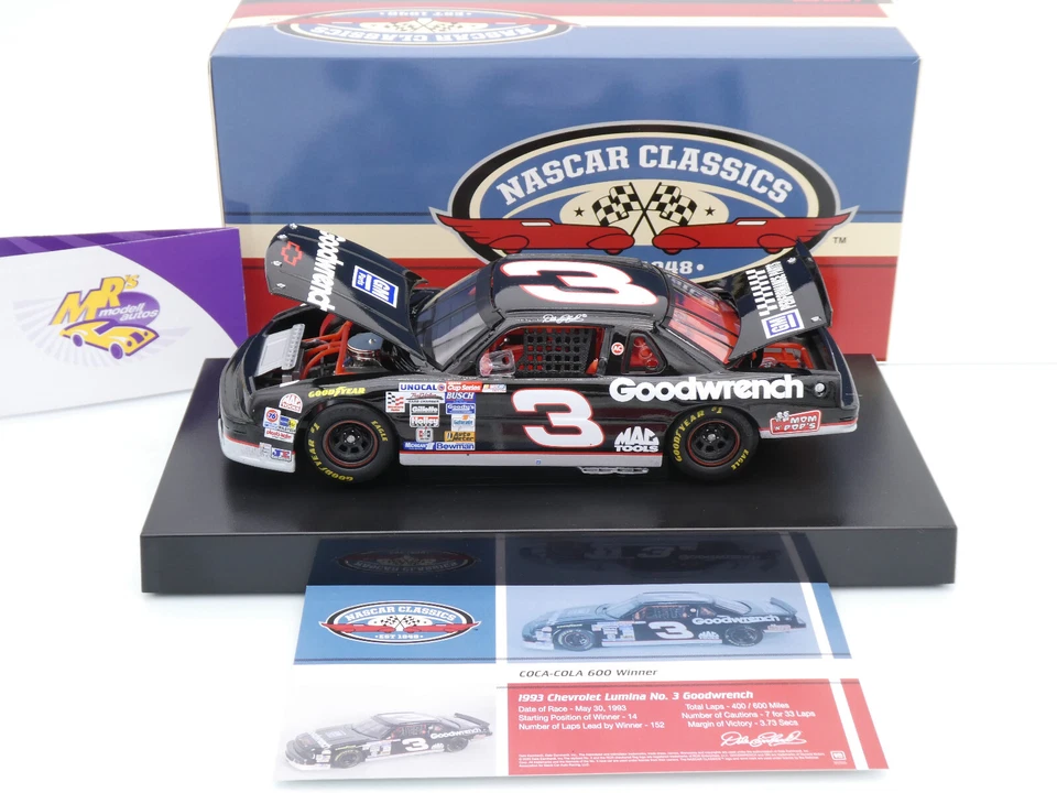 Lionel Racing WX32321GDWDEM # Chevrolet NASCAR 1993 Dale Earnhardt Coke 600 1:24 - Bild 4 von 4