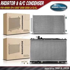 New Radiator & AC Condenser Cooling Kit for Honda CR-V 2007 2008 2009 L4 2.4.L