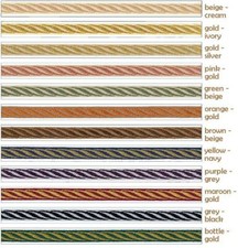 11mm Trim Braid Gimp - Upholstery Soft Furnishing Edging Lampshade Craft