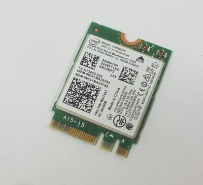 Wlan Bluetooth Intel Dual Band Wireless-AC 3165 NGW aus Lenovo IdeaPad 700-15ISK