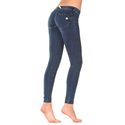 kick flare high ankle jeans