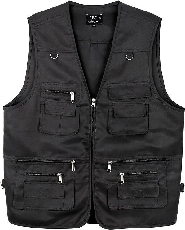 FISHERMAN VEST WAISTCOAT MULTI POCKETS GILLET VEST JACKETS WORK WEAR BODY WARMER
Opens in a new wind