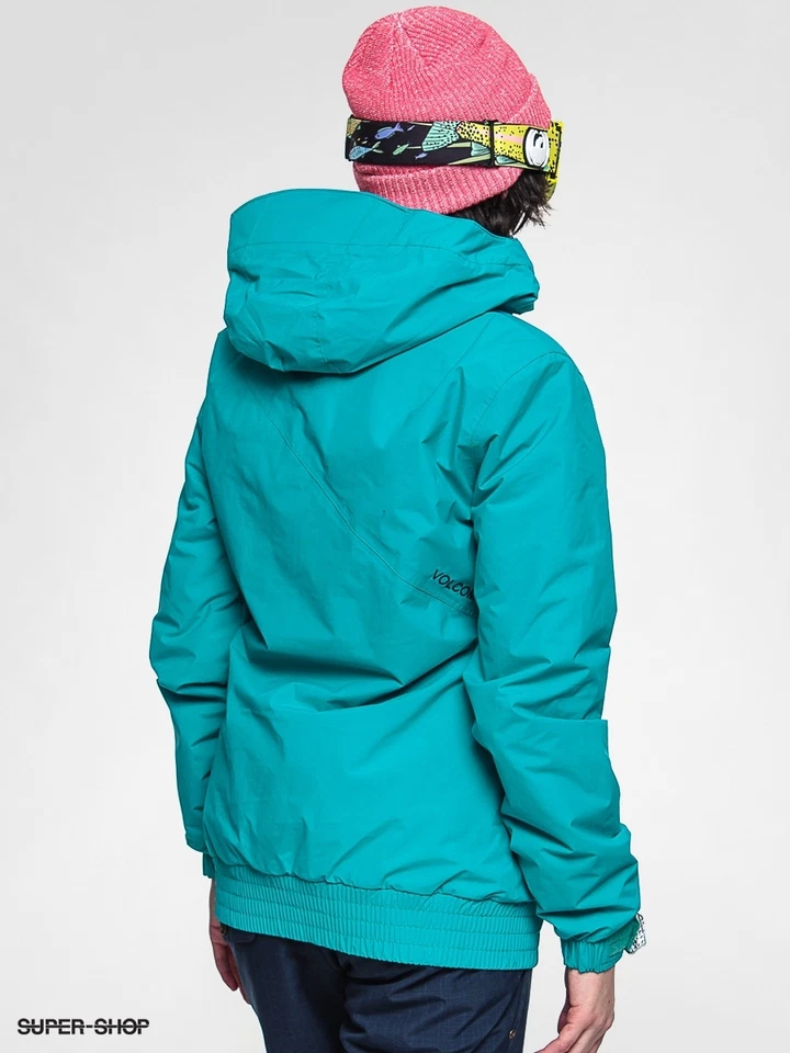 Volcom Panorama Insulated Jacket Womens 8k Waterproof XXS Teal - Image 2 of 4