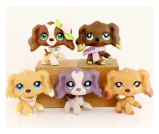 5PCS Pet Shop Cocker Spaniel Lot 748 960 1209 156 575 with LPS Accessories