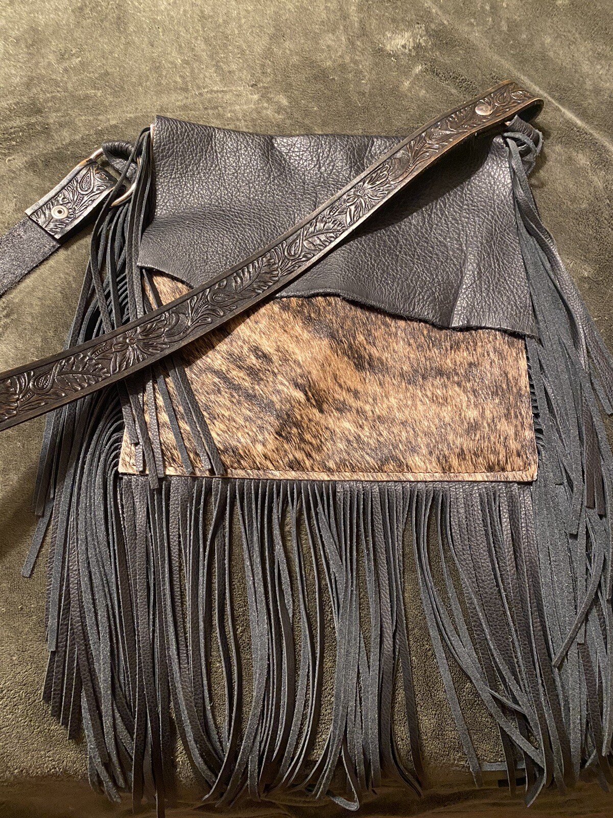 western fringe crossbody Gem