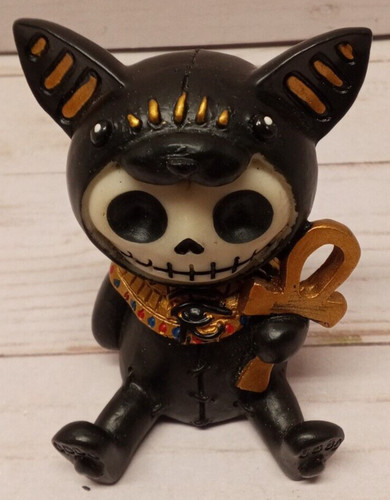 Furrybones Figurine Bastet Egyptian Resin Skeleton Cat Costume