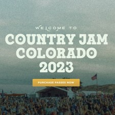 Country Jam Tickets, Campsite and Commemorative Country Decal - READ DESCRIPTION