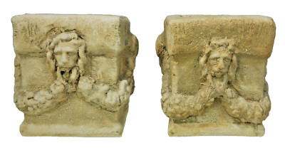 2 Hayes Parker Candle Votive Holder Lions Garland Renaissance Medieval 