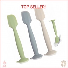 MAIKKB Baby Diaper Cream Spatula 3 Pack Diaper Spatulas Soft Silicone Diaper Cre