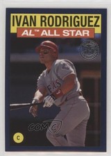 2021 Topps 1986 Topps All-Star Baseball Blue Ivan Rodriguez #86AS40 HOF 0y9e