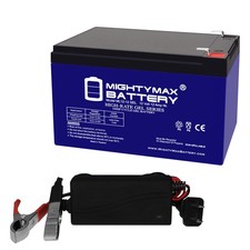 Mighty Max 12V 12AH GEL F2 Replaces Motorino ST Electric Scooter 12V Charger