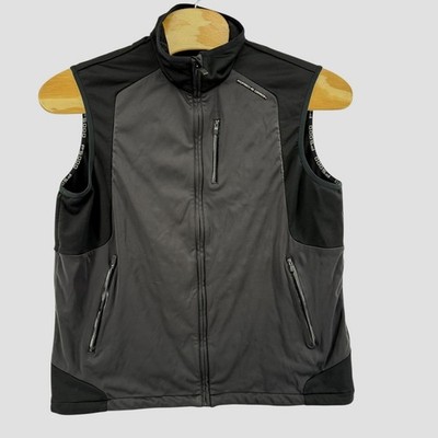 Porsche Design Sport Adidas Mens P'5000 Vest Black Full Zip Golf Athletic XL