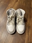 Jordan Air Jordan 1 Mid White/Black Leather Sneakers Kids US 7.5Y BQ6472-015 — photo 2