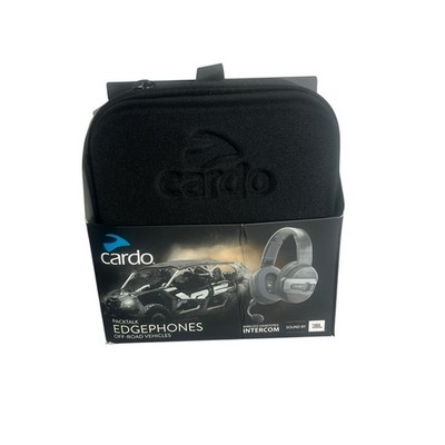 Cardo Packtalk Edgephones ORV Wireless Intercom Headset JBL New