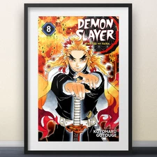 Demon Slayer: Kimetsu no Yaiba Volume 8 Cover Art Print – 11x17" Anime Poster