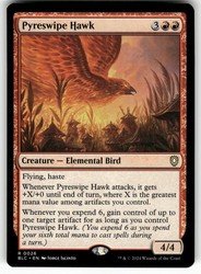 Pyreswipe Hawk 26 Commander: Bloomburrow
