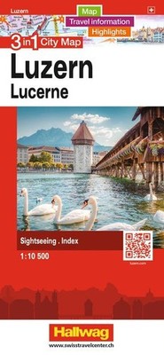 Hallwag Stadtplan Luzern | deutsch