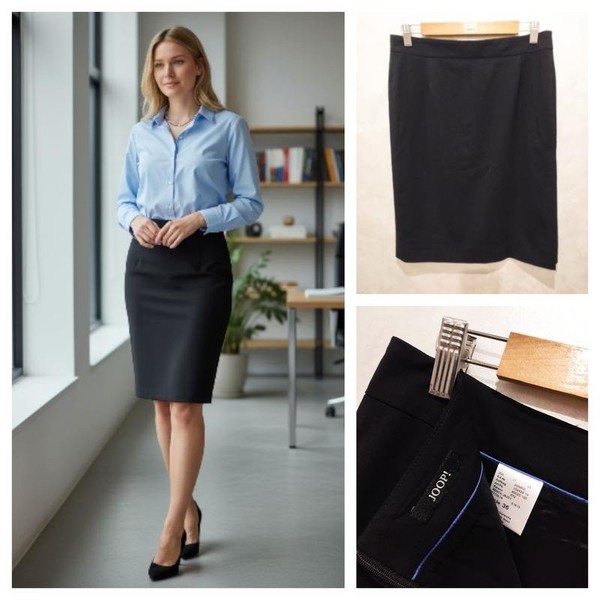 Women JOOP! Skirt Black Wool S