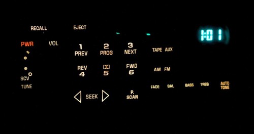 GM Delco 1996-02 Chevy S10 Car Radio AM FM Cassette w Aux on Pigtail - 16232091 - Bild 7 von 7
