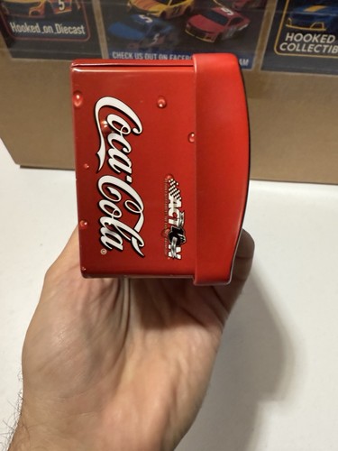 Dale Earnhardt #3 Coca-Cola 1998 Tin Vending Machine With 1/64 Nascar Diecast - Picture 7 of 9