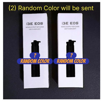 2x Olight i3E EOS 90 Lumens Keychain Flashlight (Random Color, New/Sealed)