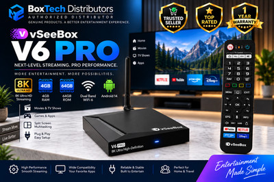  vSeeBox V6 Pro Media Device | Authorized Distributor |Free Same-Day Shipping 